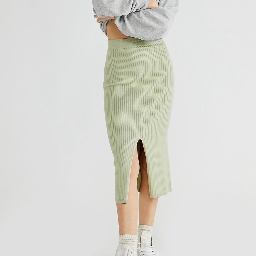 Skyline midi skirt